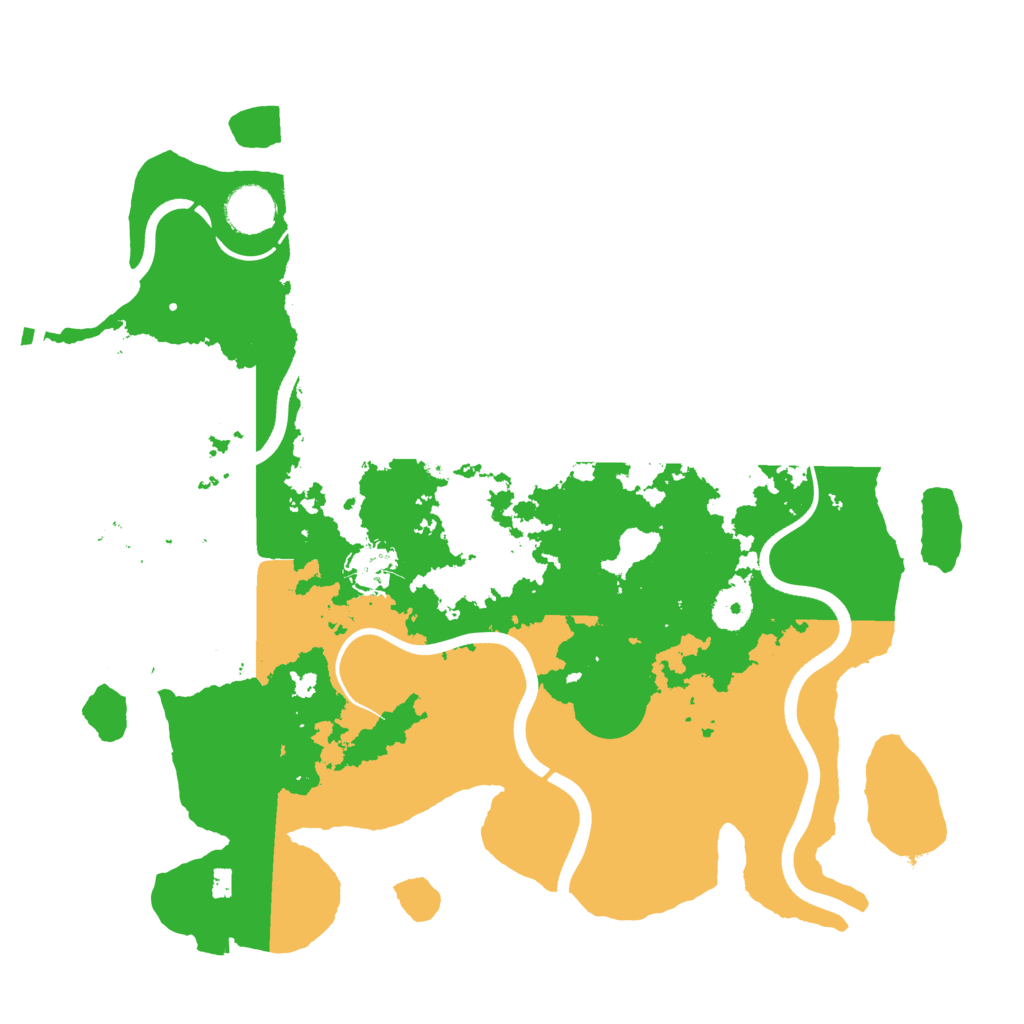 Biome Rust Map: Procedural Map, Size: 3700, Seed: 9356669