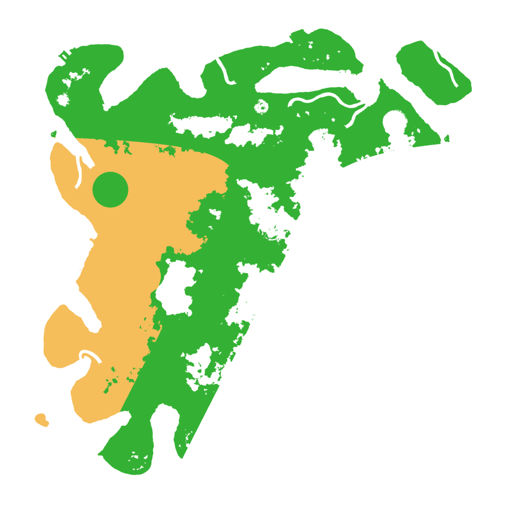 Biome Rust Map: Procedural Map, Size: 3800, Seed: 79177777