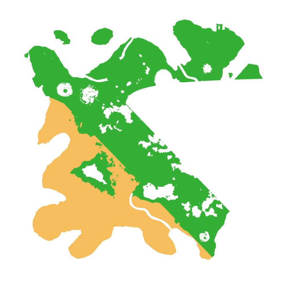 Biome Rust Map: Procedural Map, Size: 3000, Seed: 5814602