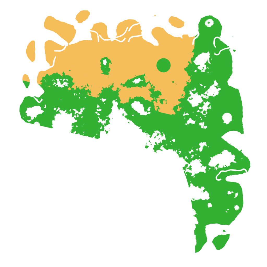 Biome Rust Map: Procedural Map, Size: 5000, Seed: 123444