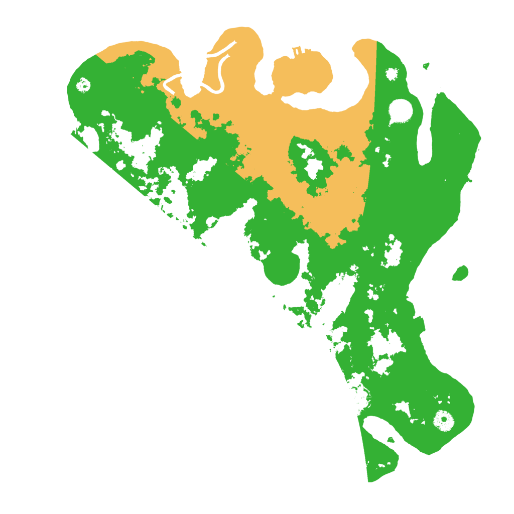 Biome Rust Map: Procedural Map, Size: 3800, Seed: 96509116