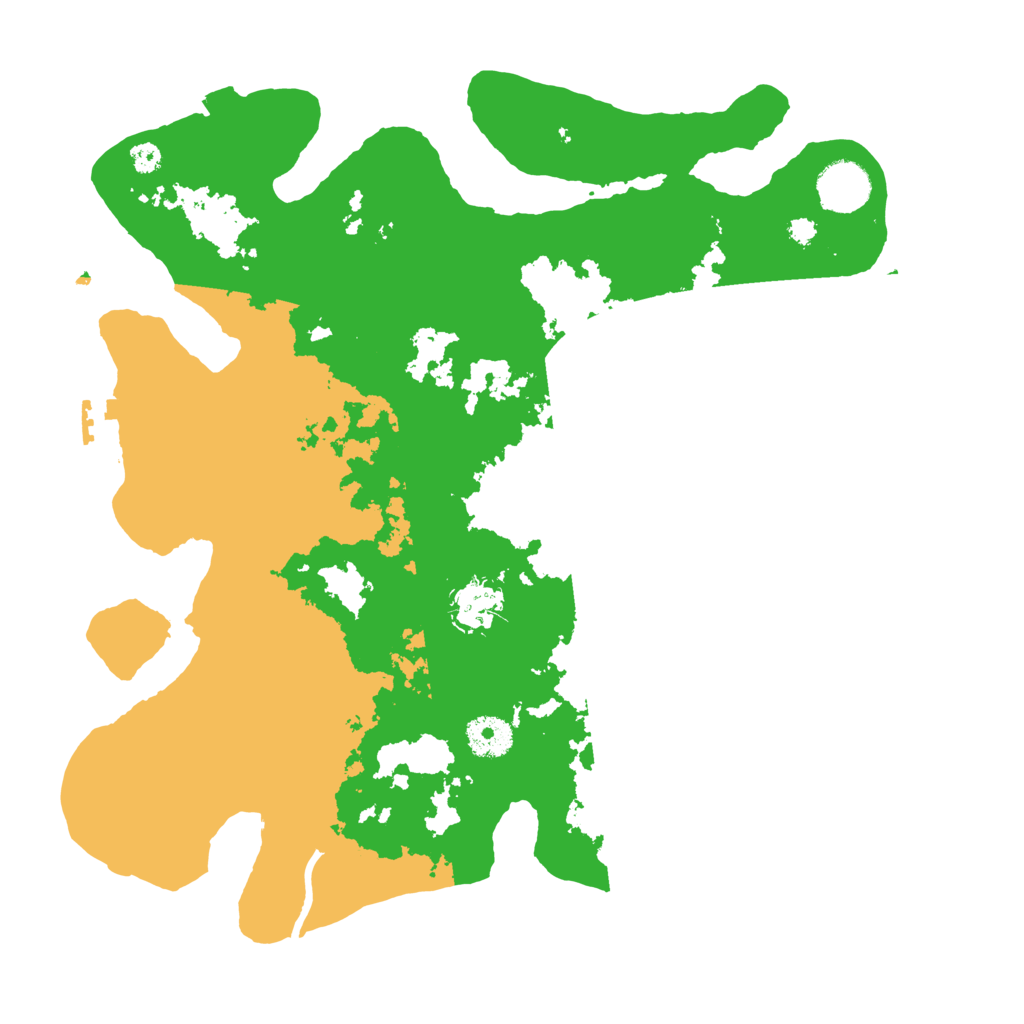 Biome Rust Map: Procedural Map, Size: 3500, Seed: 832472845