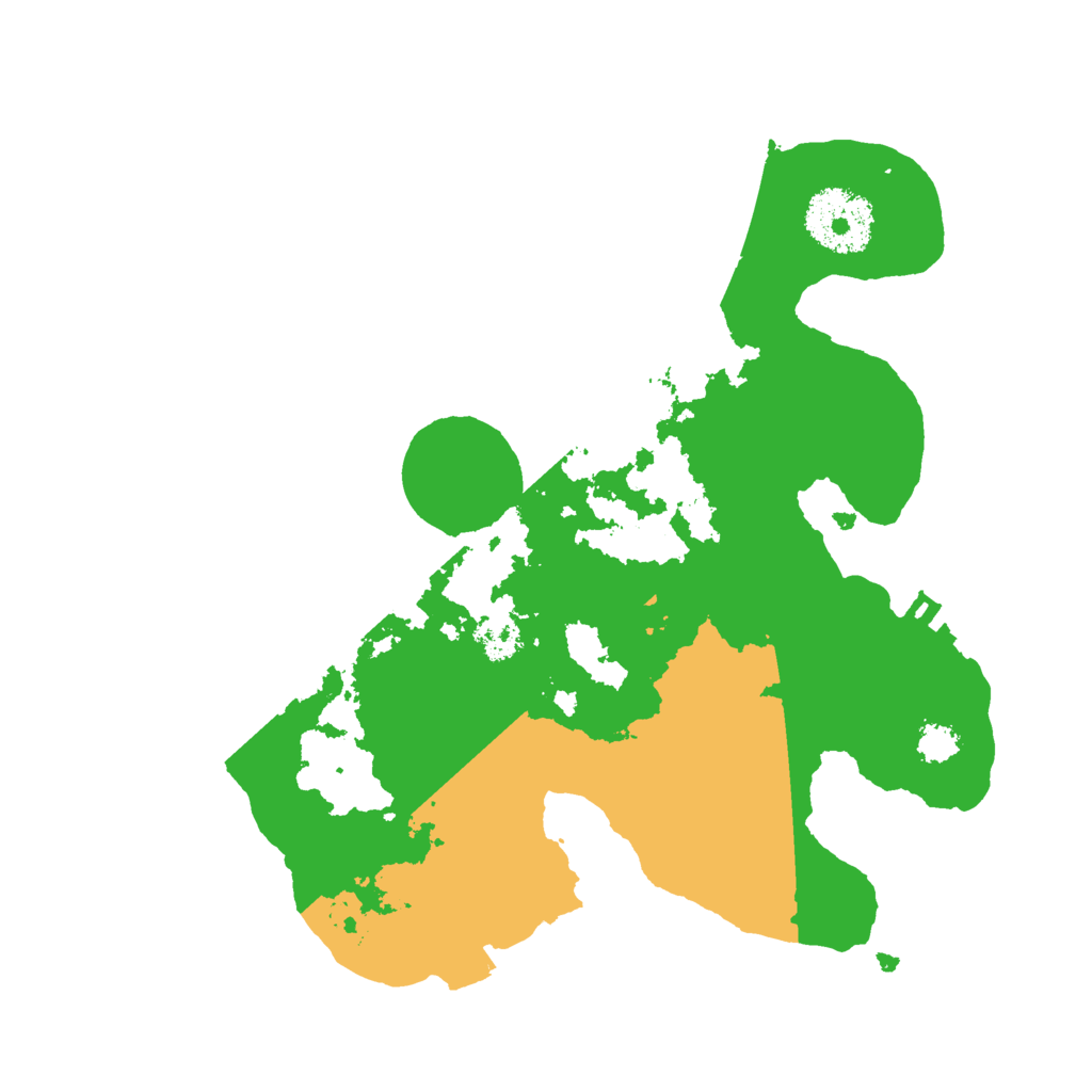 Biome Rust Map: Procedural Map, Size: 2500, Seed: 6911420