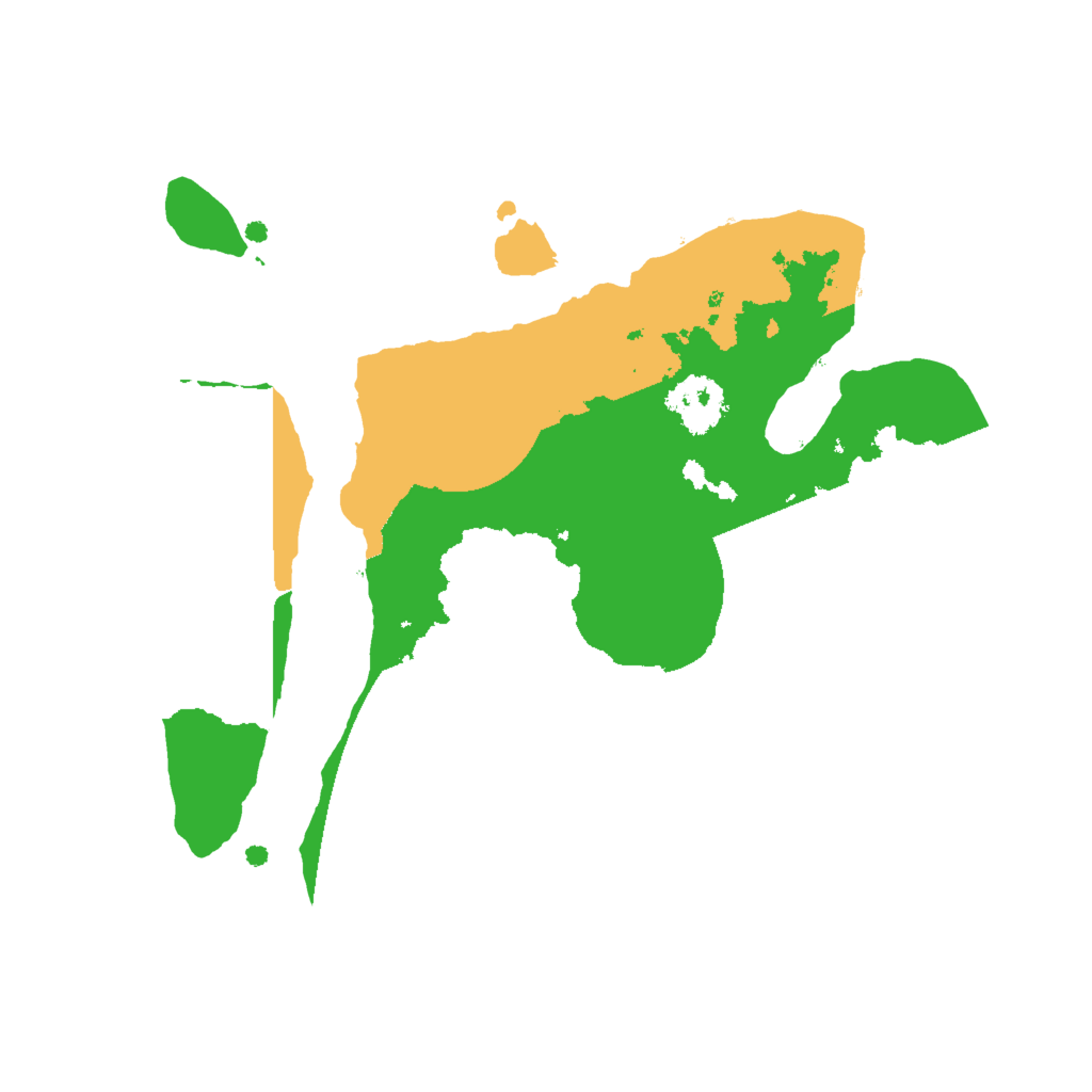 Biome Rust Map: Procedural Map, Size: 2000, Seed: 636666