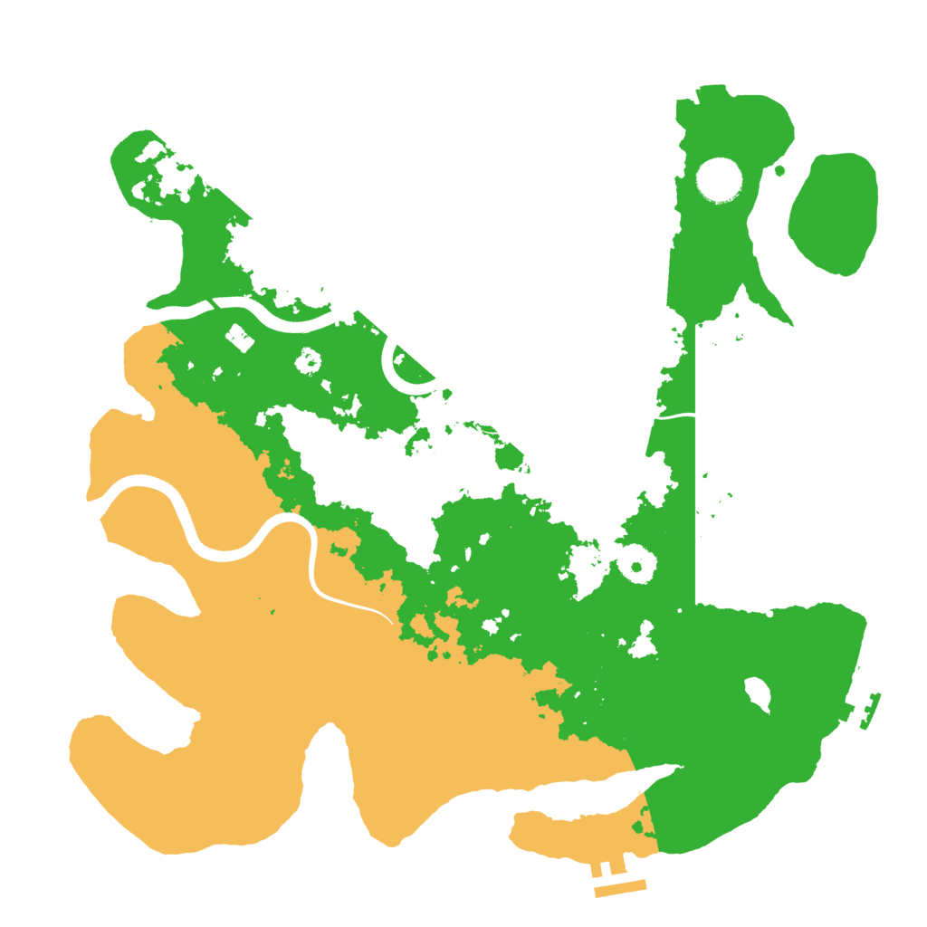 Biome Rust Map: Procedural Map, Size: 3600, Seed: 20310