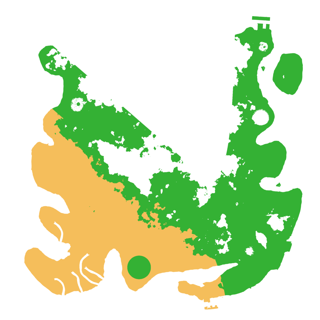 Biome Rust Map: Procedural Map, Size: 3600, Seed: 20310