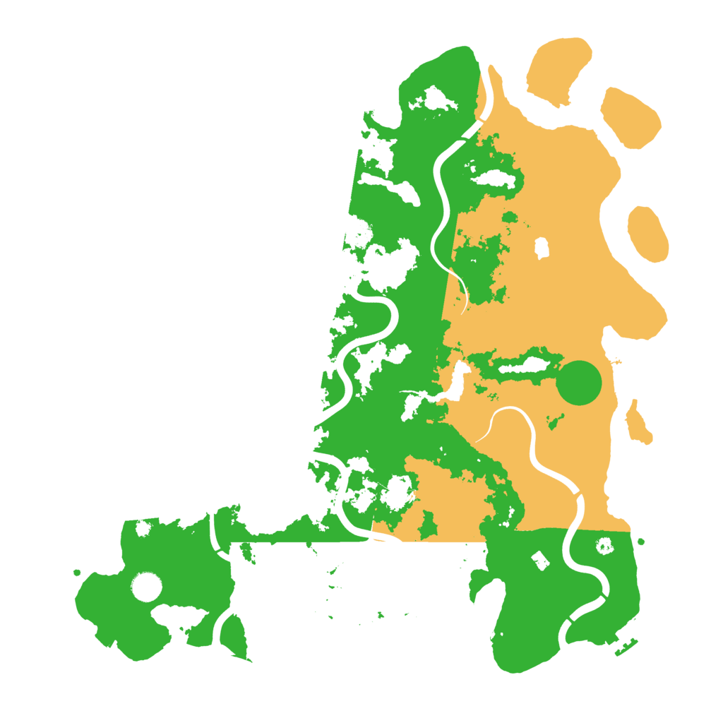 Biome Rust Map: Procedural Map, Size: 4250, Seed: 62276758