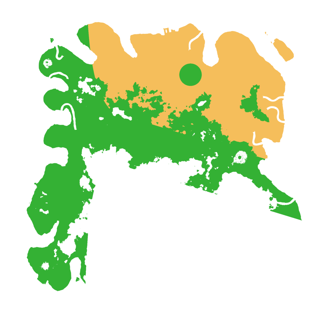 Biome Rust Map: Procedural Map, Size: 3800, Seed: 29345247