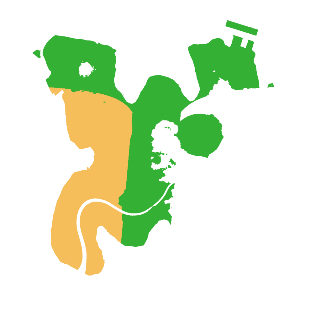 Biome Rust Map: Procedural Map, Size: 2000, Seed: 6513