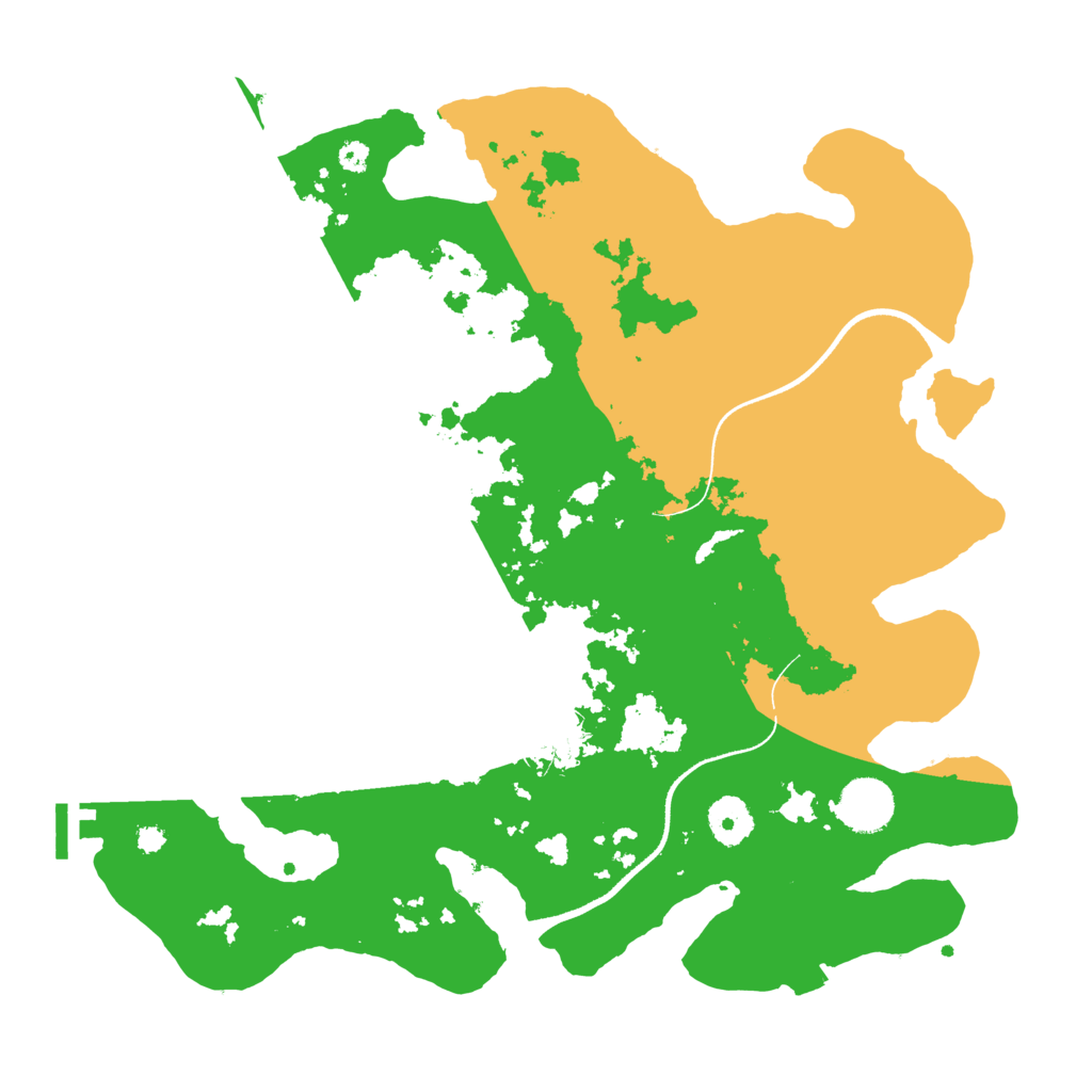 Biome Rust Map: Procedural Map, Size: 3550, Seed: 20890834