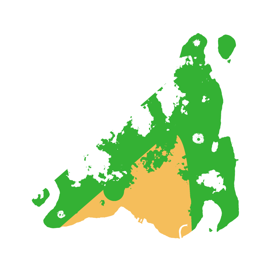 Biome Rust Map: Procedural Map, Size: 3550, Seed: 6286941