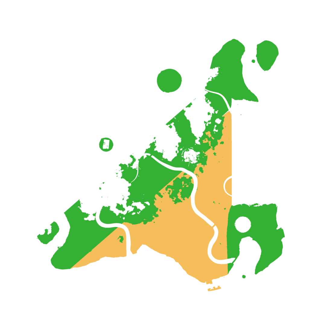 Biome Rust Map: Procedural Map, Size: 3550, Seed: 6286941