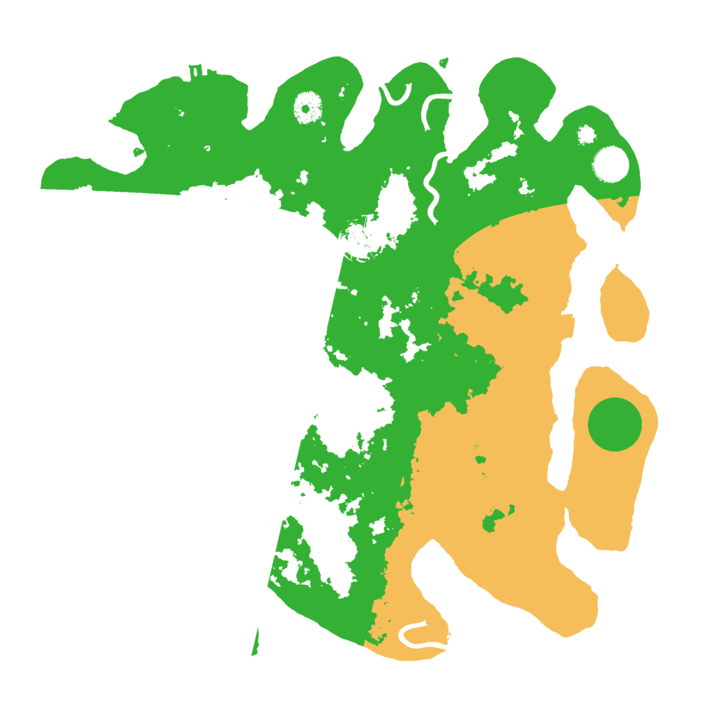 Biome Rust Map: Procedural Map, Size: 3500, Seed: 3901