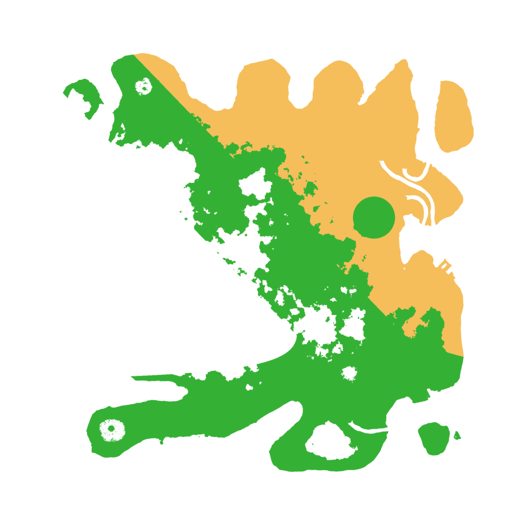 Biome Rust Map: Procedural Map, Size: 3250, Seed: 26628