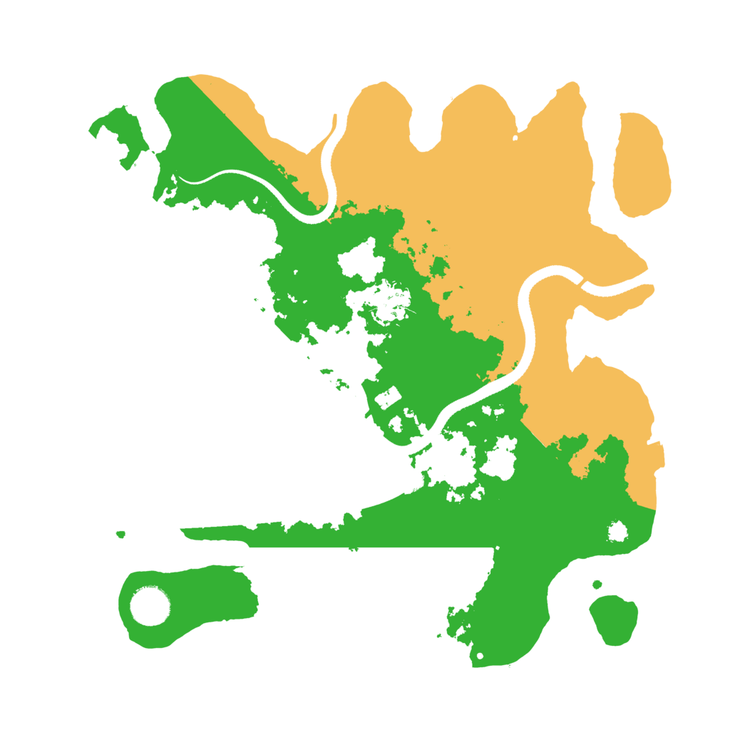Biome Rust Map: Procedural Map, Size: 3250, Seed: 26628