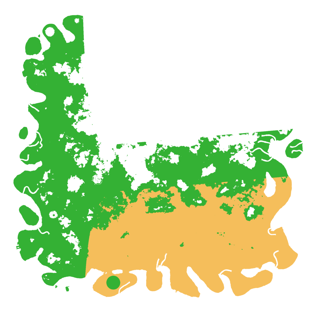 Biome Rust Map: Procedural Map, Size: 6000, Seed: 1442069590