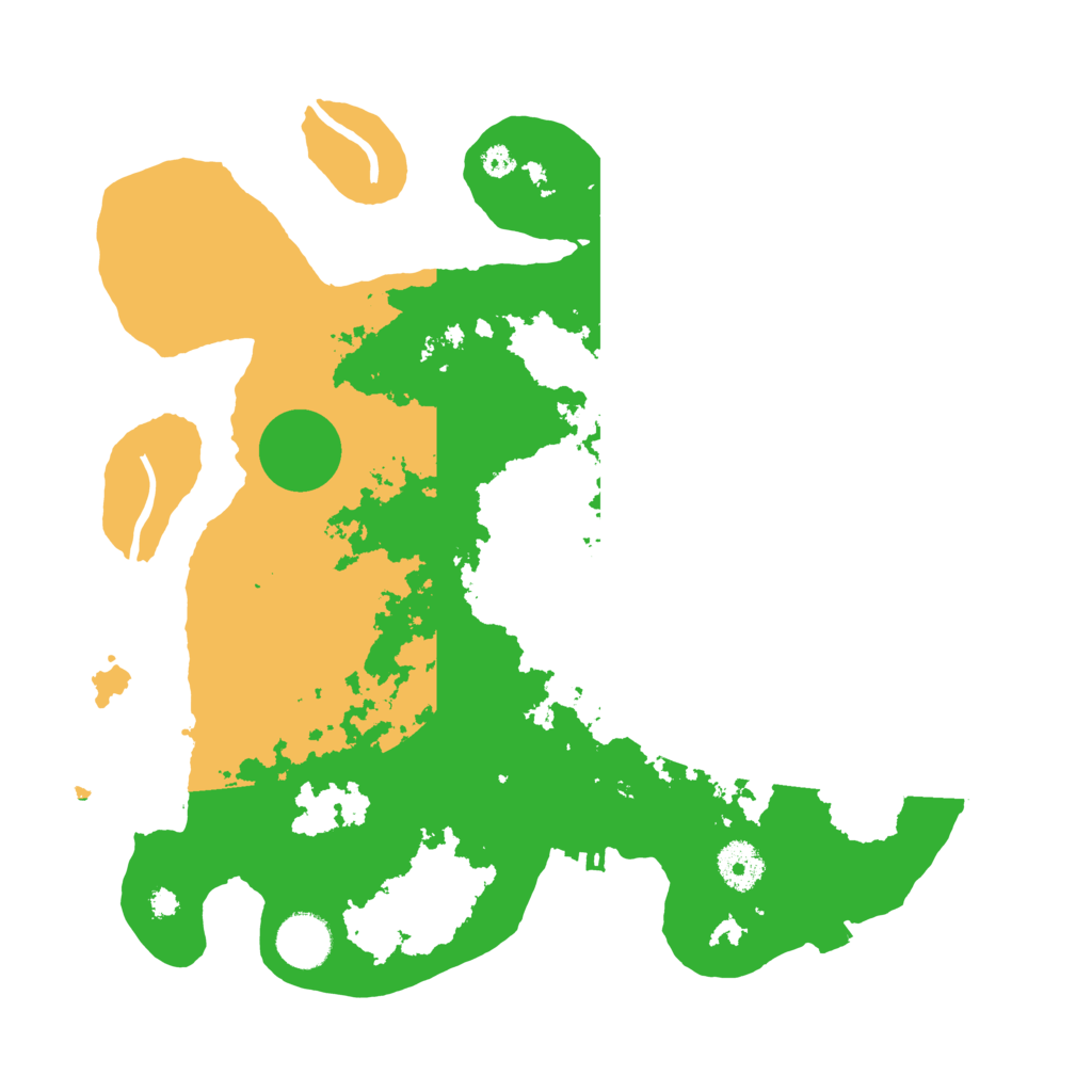 Biome Rust Map: Procedural Map, Size: 3500, Seed: 320376955