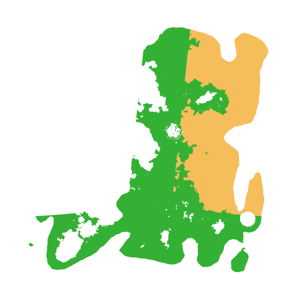 Biome Rust Map: Barren, Size: 3500, Seed: 934