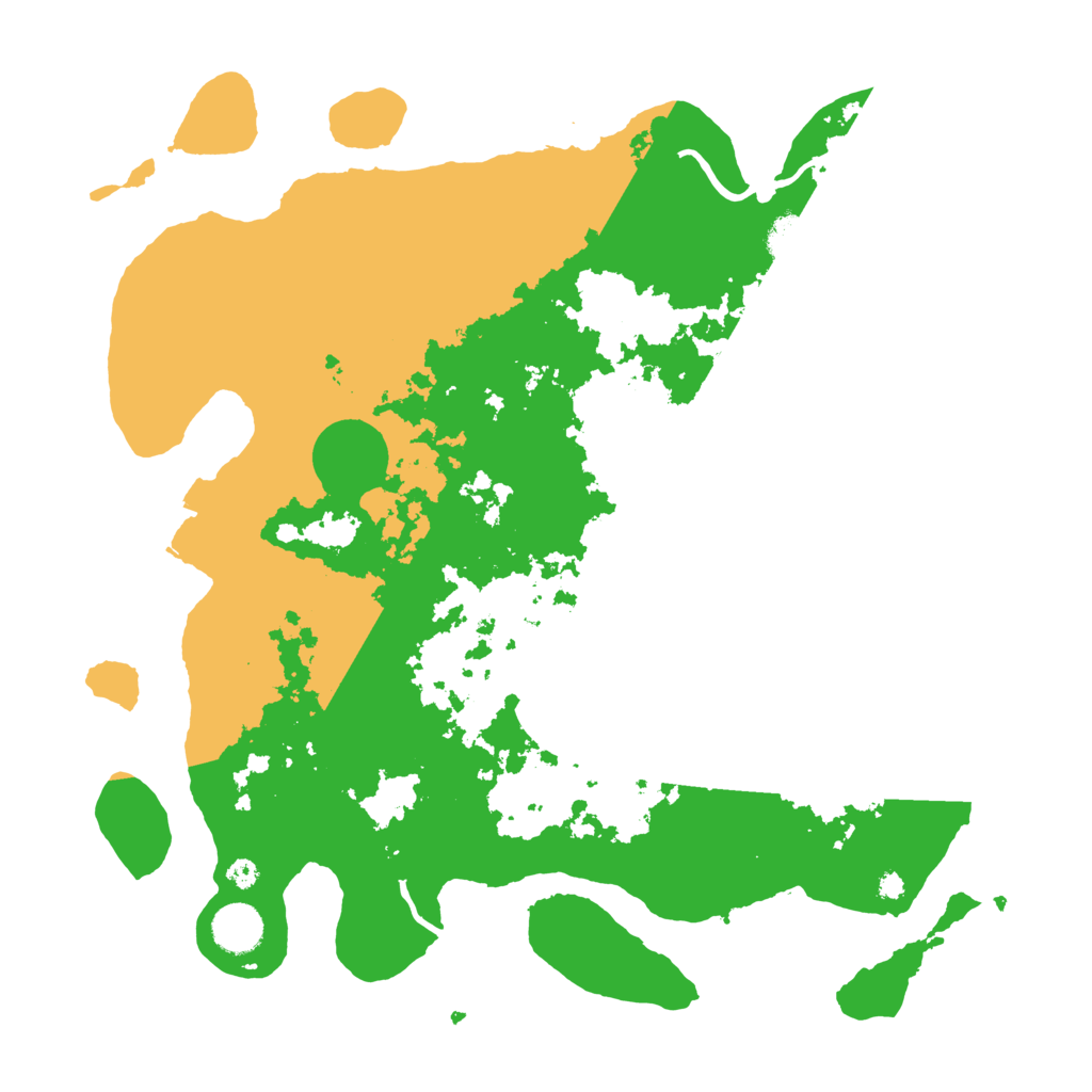 Biome Rust Map: Procedural Map, Size: 3800, Seed: 90336577