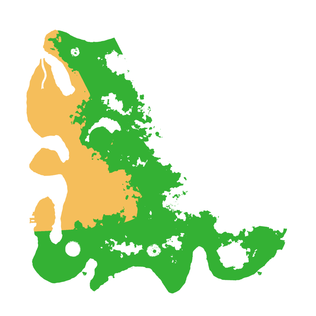 Biome Rust Map: Procedural Map, Size: 3700, Seed: 80941295