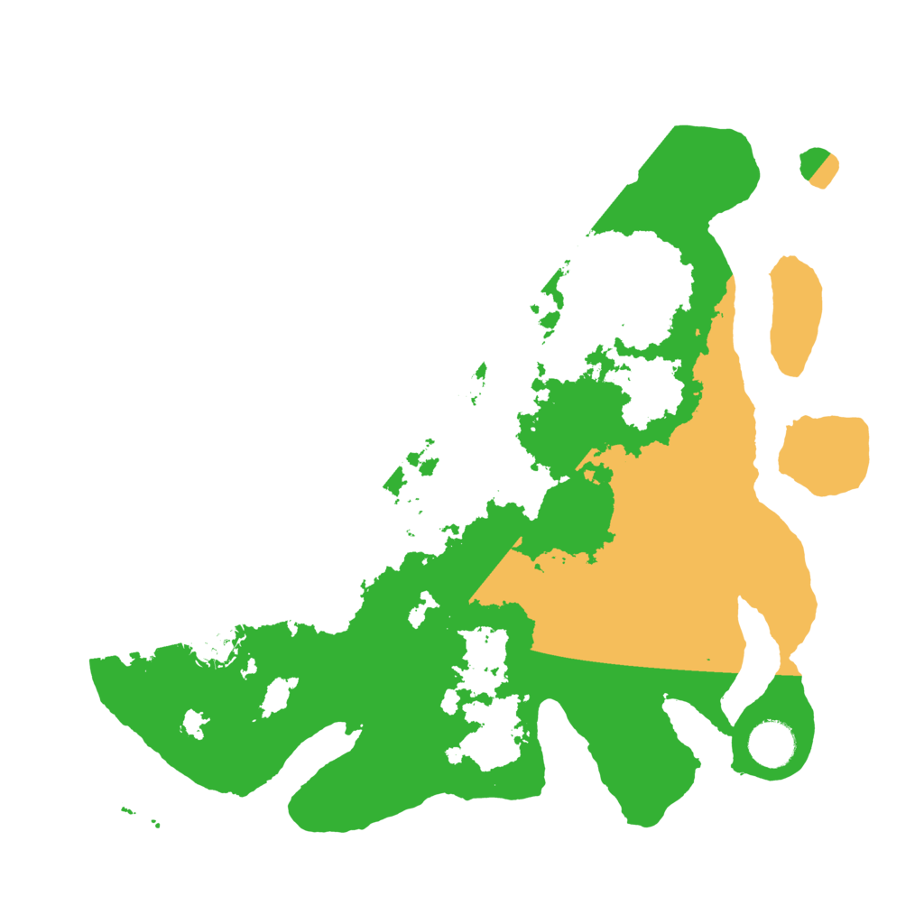 Biome Rust Map: Barren, Size: 3500, Seed: 1577631611