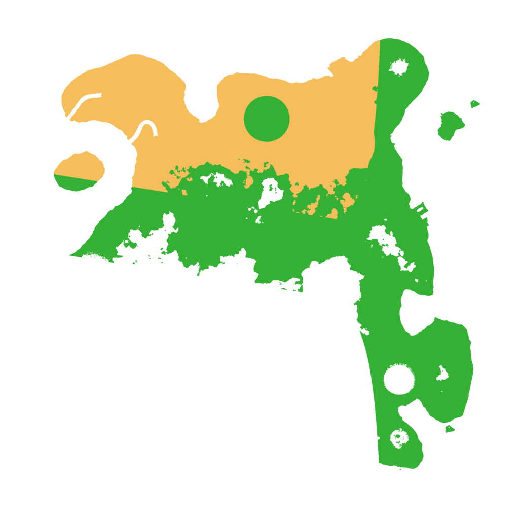 Biome Rust Map: Procedural Map, Size: 3000, Seed: 5089413