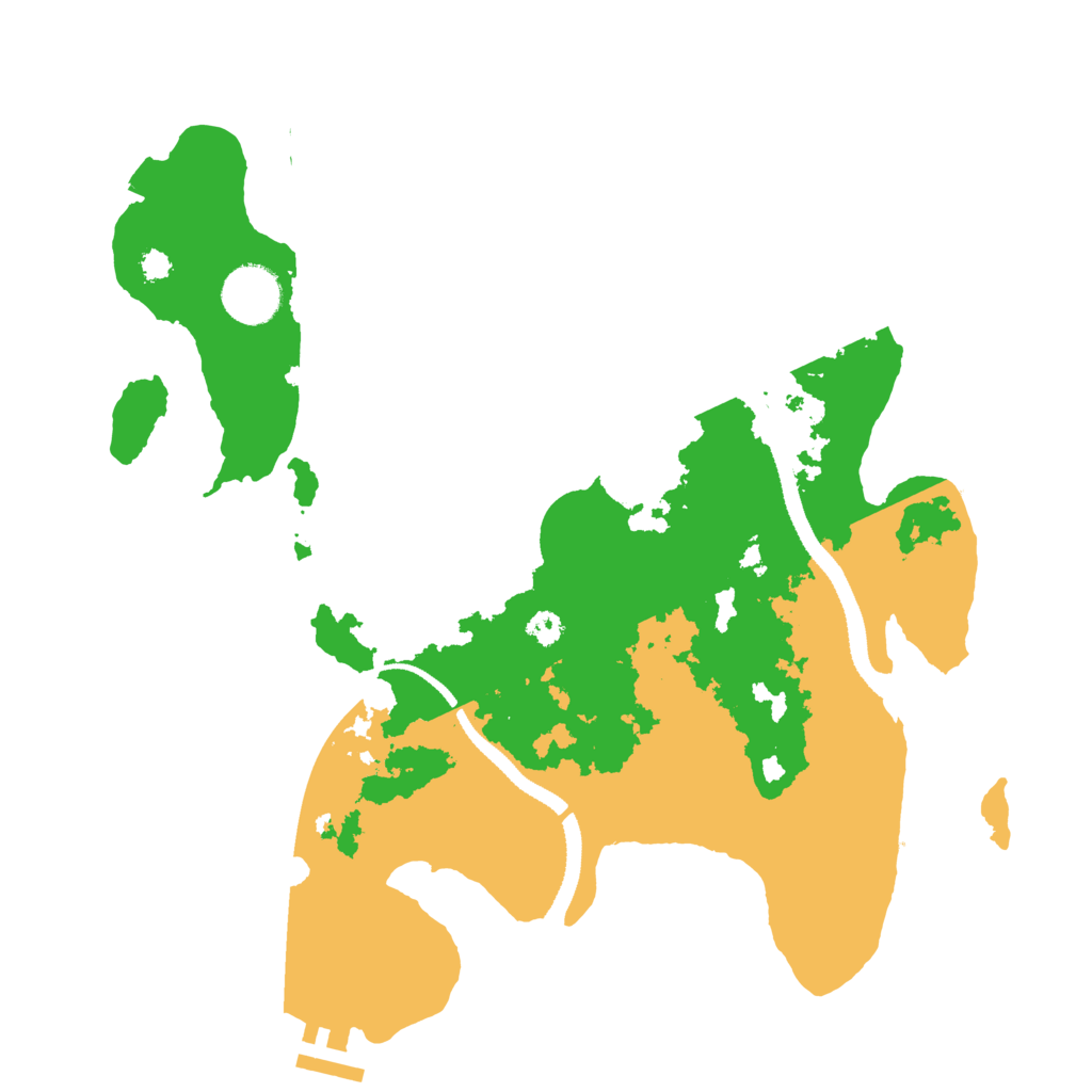Biome Rust Map: Procedural Map, Size: 3250, Seed: 1626364997