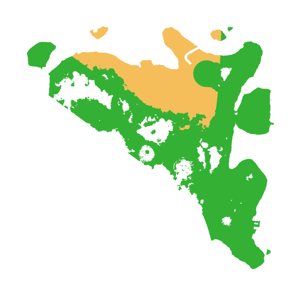 Biome Rust Map: Procedural Map, Size: 3000, Seed: 47872863