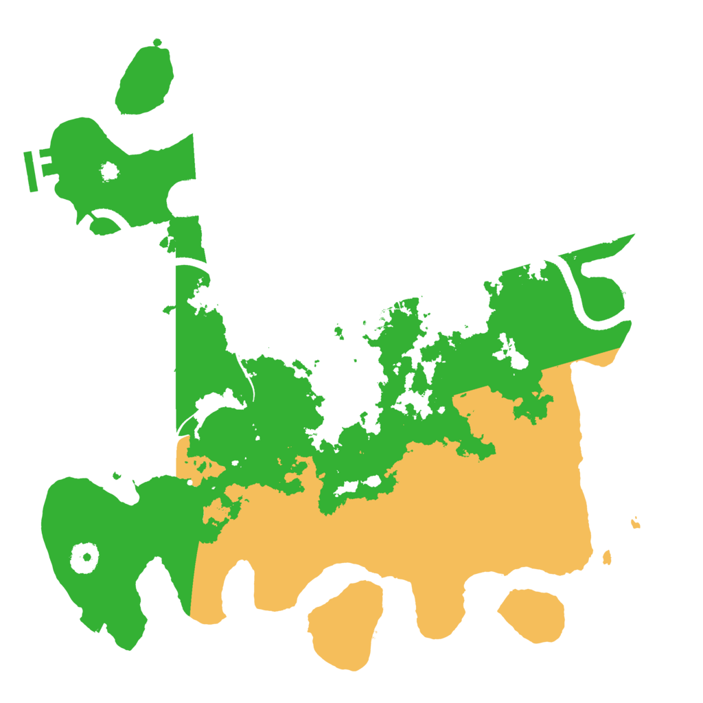 Biome Rust Map: Procedural Map, Size: 3500, Seed: 845904669