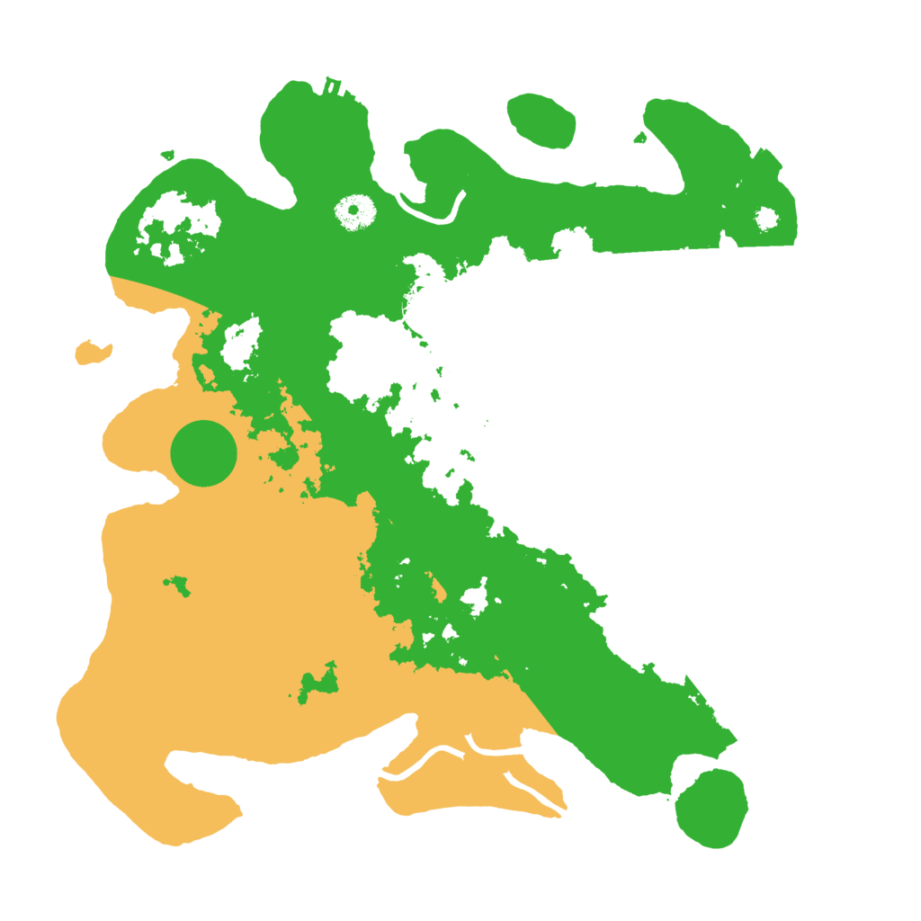 Biome Rust Map: Procedural Map, Size: 3650, Seed: 70858549