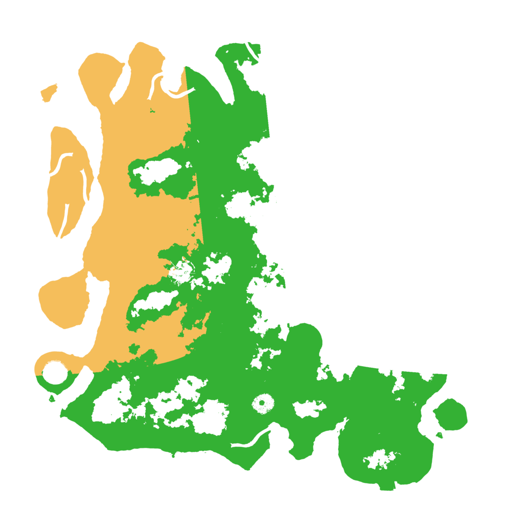 Biome Rust Map: Procedural Map, Size: 3800, Seed: 26256337