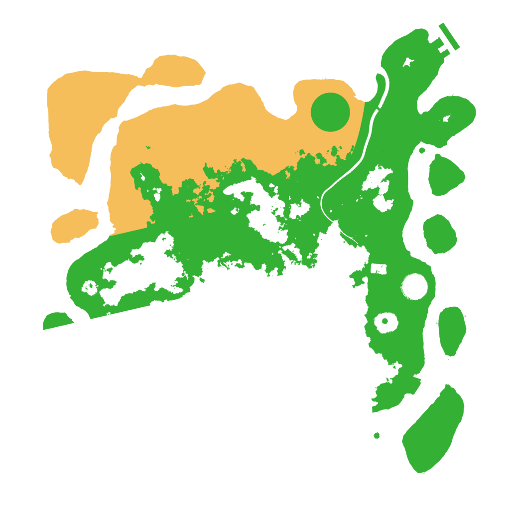 Biome Rust Map: Procedural Map, Size: 3450, Seed: 98746190