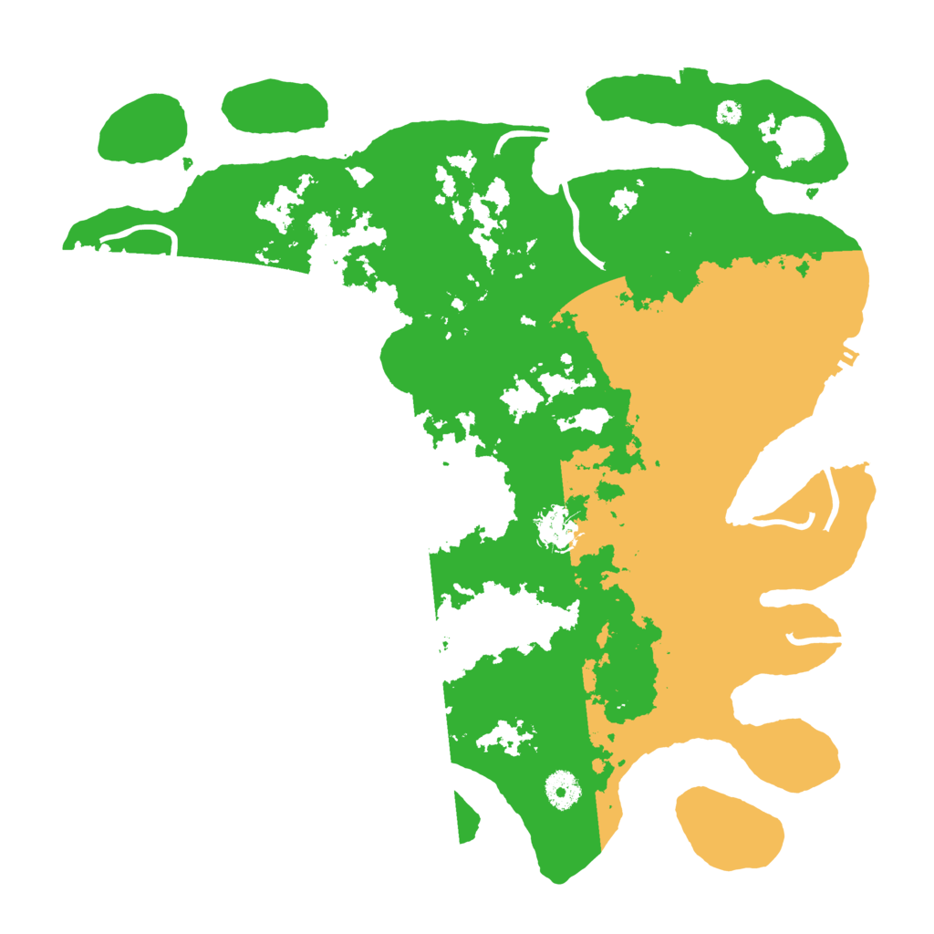 Biome Rust Map: Procedural Map, Size: 3850, Seed: 18015220
