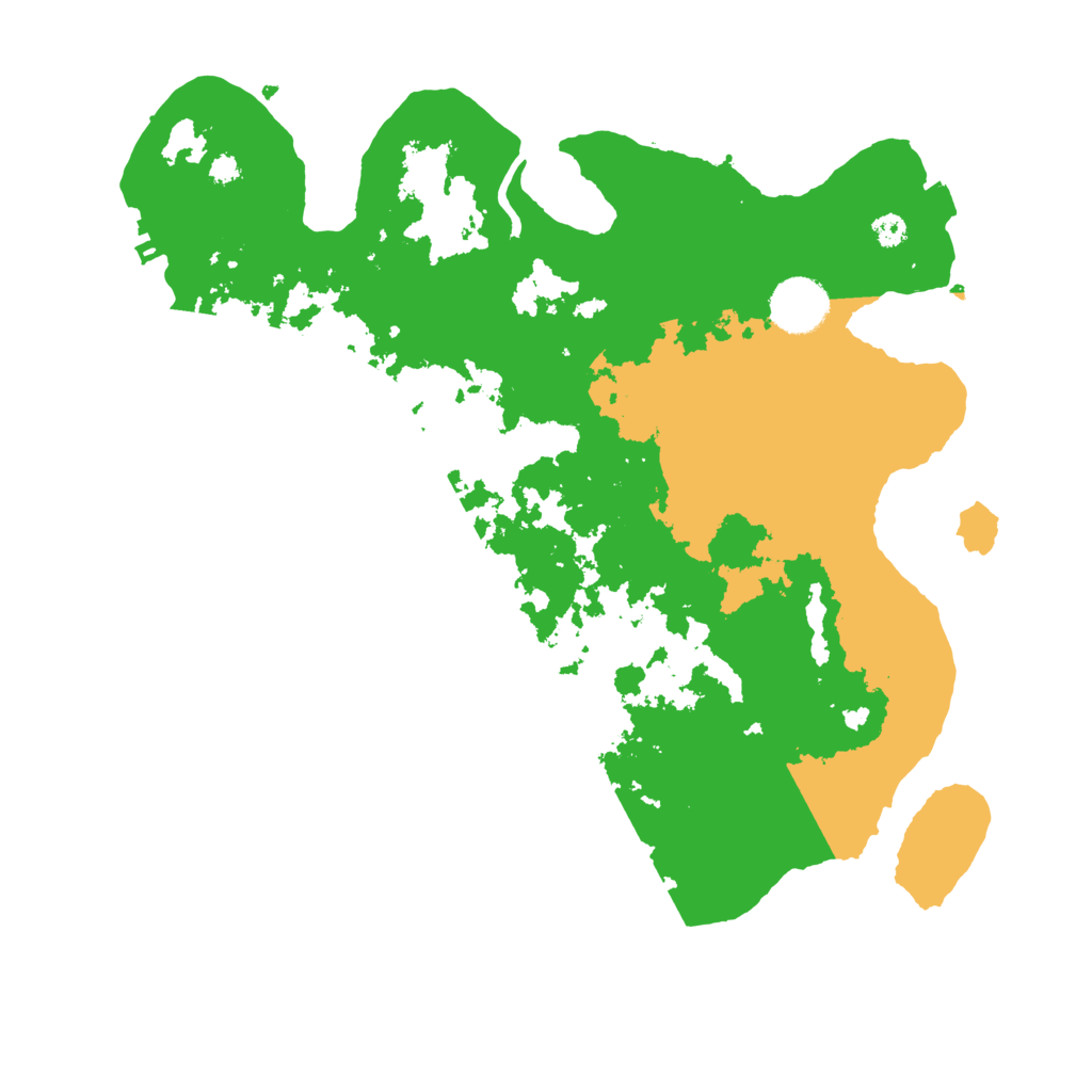 Biome Rust Map: Procedural Map, Size: 3400, Seed: 79878177