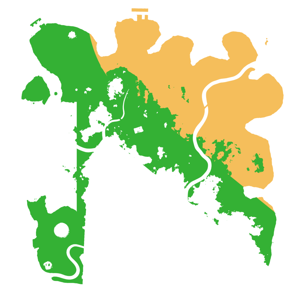 Biome Rust Map: Procedural Map, Size: 3750, Seed: 34843660