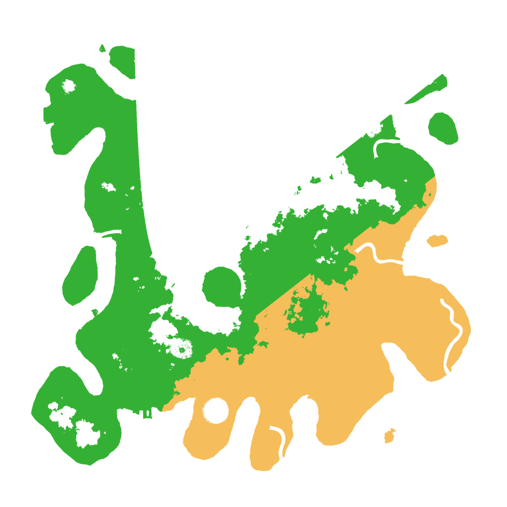 Biome Rust Map: Procedural Map, Size: 3500, Seed: 93587384