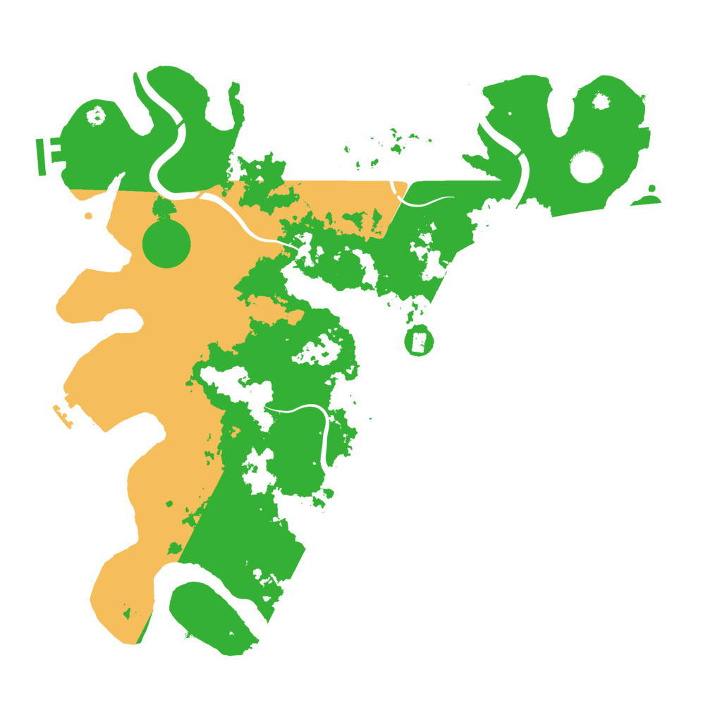 Biome Rust Map: Procedural Map, Size: 3950, Seed: 6668288