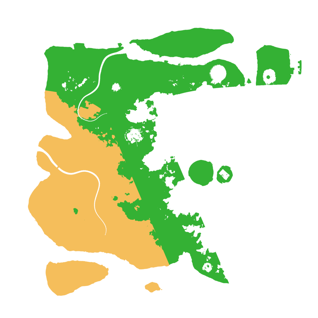 Biome Rust Map: Procedural Map, Size: 3450, Seed: 88356322