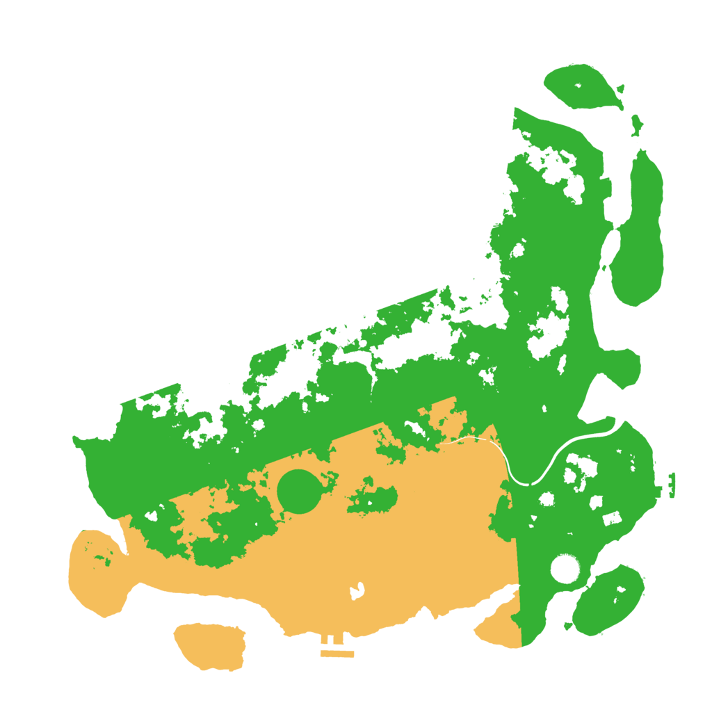 Biome Rust Map: Procedural Map, Size: 4300, Seed: 71747447