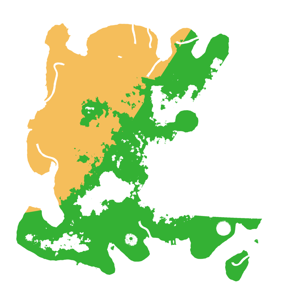 Biome Rust Map: Procedural Map, Size: 3650, Seed: 37401229