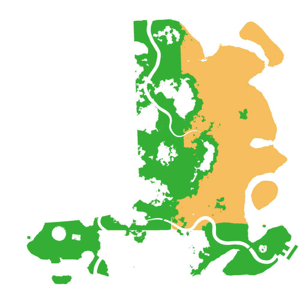 Biome Rust Map: Procedural Map, Size: 3800, Seed: 87737428