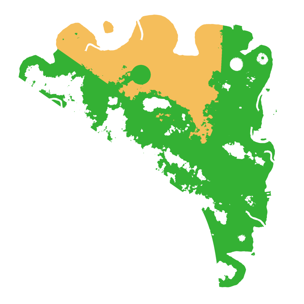 Biome Rust Map: Procedural Map, Size: 4100, Seed: 7310370