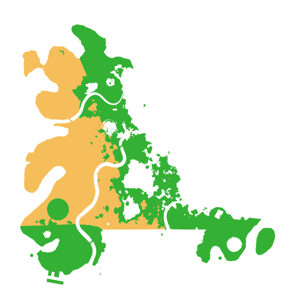 Biome Rust Map: Procedural Map, Size: 3700, Seed: 68884116