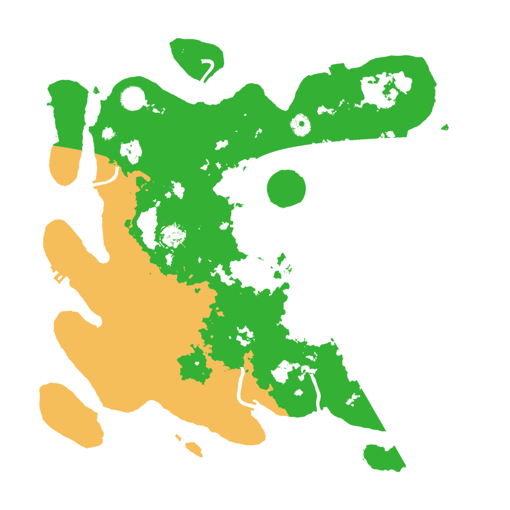 Biome Rust Map: Procedural Map, Size: 3700, Seed: 39194908