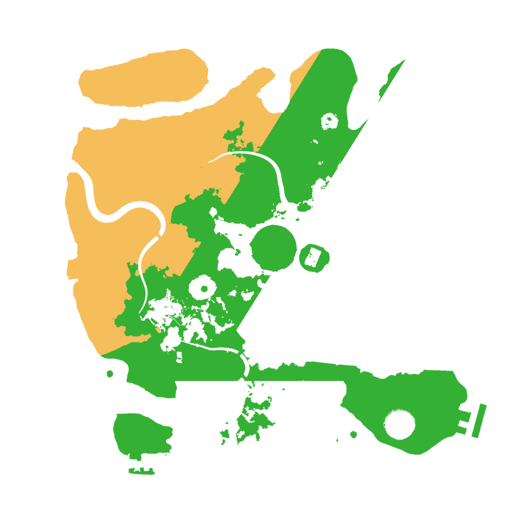 Biome Rust Map: Procedural Map, Size: 3000, Seed: 2548103