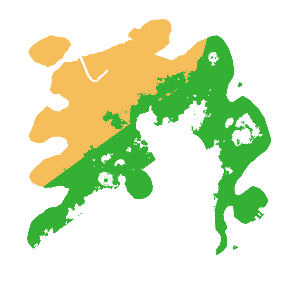 Biome Rust Map: Procedural Map, Size: 3000, Seed: 1623401