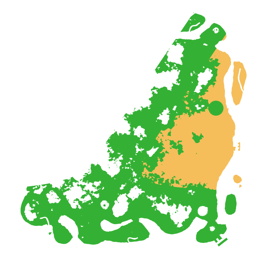Biome Rust Map: Procedural Map, Size: 4600, Seed: 99696635