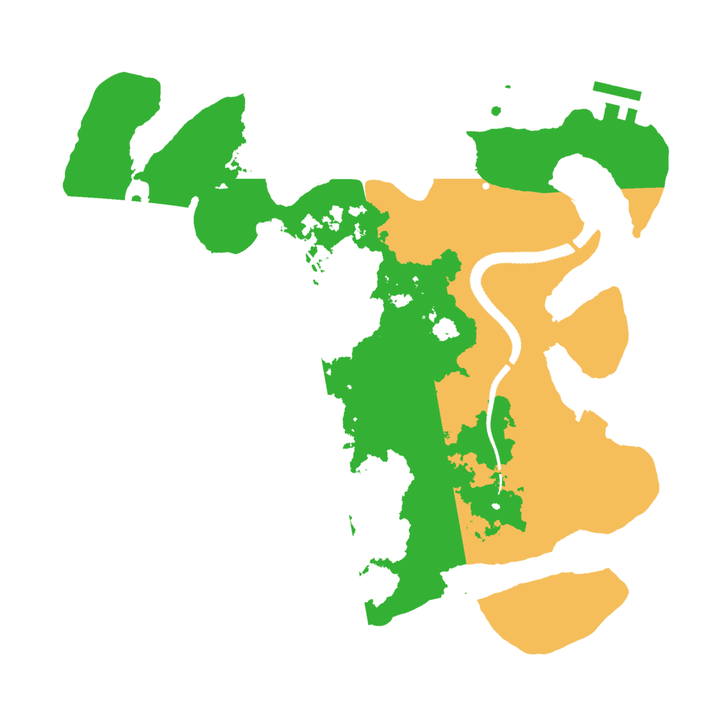 Biome Rust Map: Procedural Map, Size: 3000, Seed: 75629040