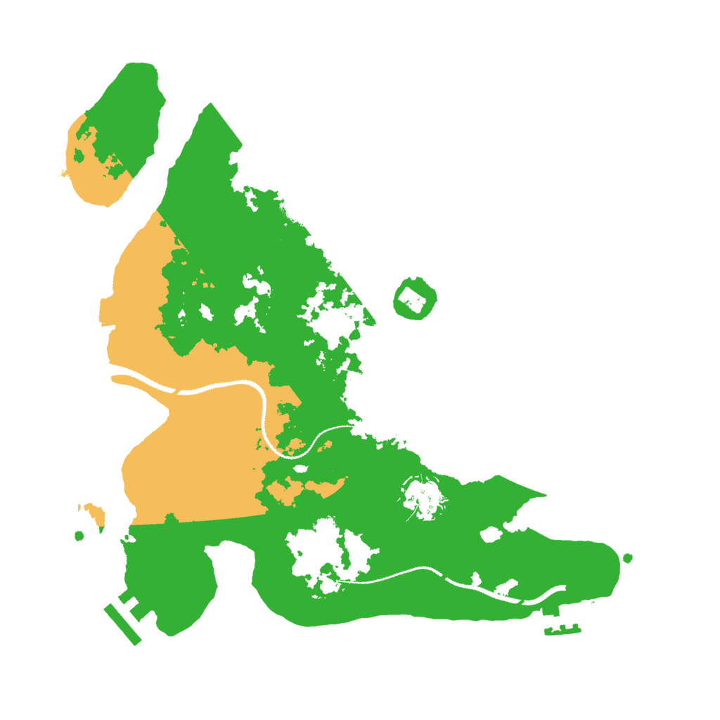 Biome Rust Map: Procedural Map, Size: 3000, Seed: 1867745748