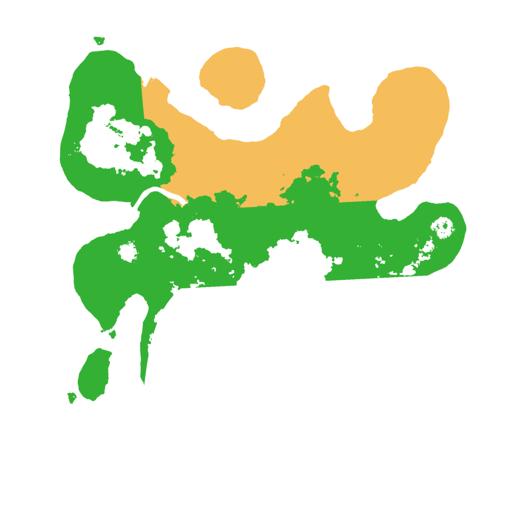 Biome Rust Map: Procedural Map, Size: 2500, Seed: 987654321